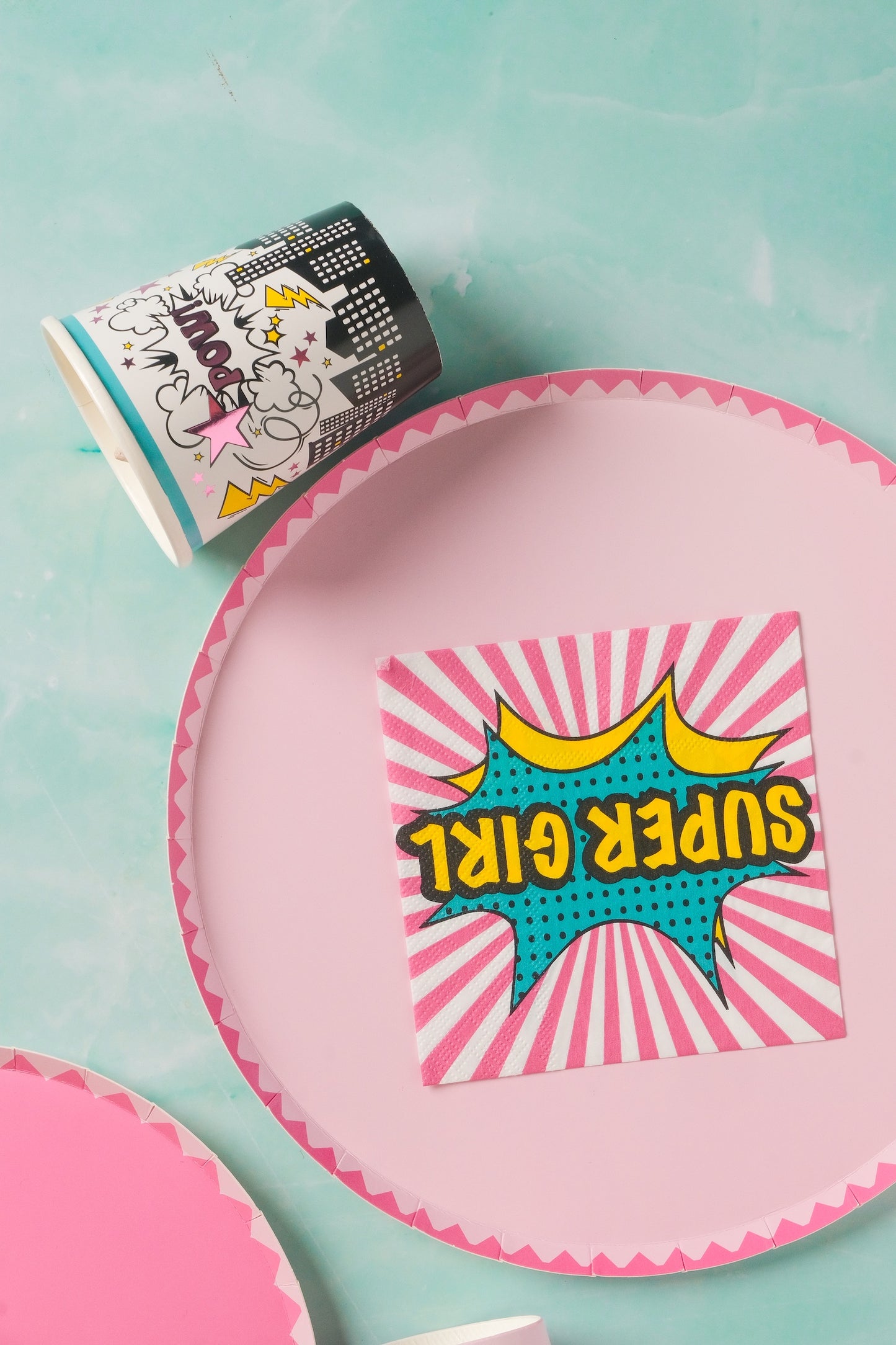 Super Girl Napkin (x16)
