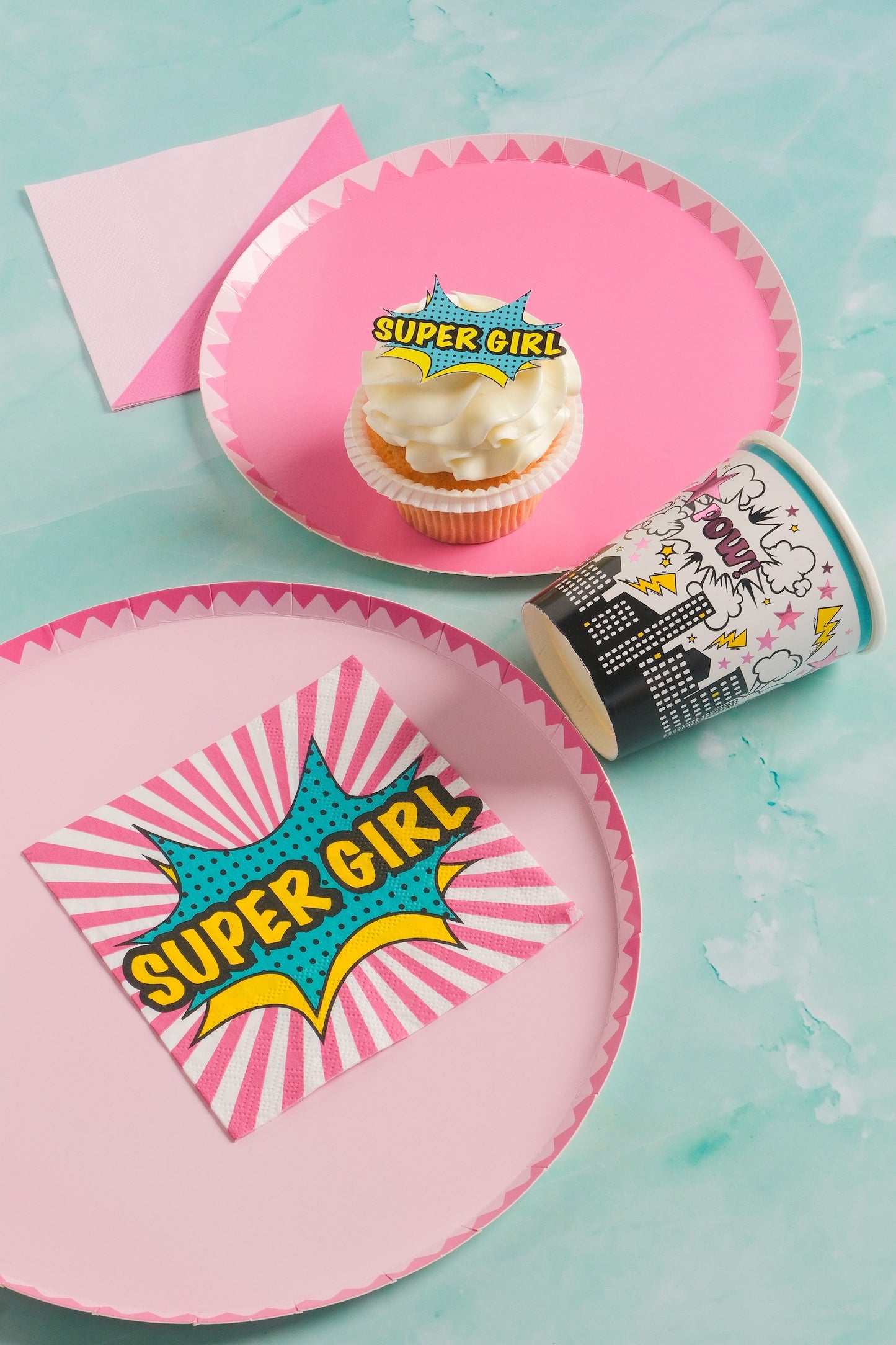 Super Girl Napkin (x16)