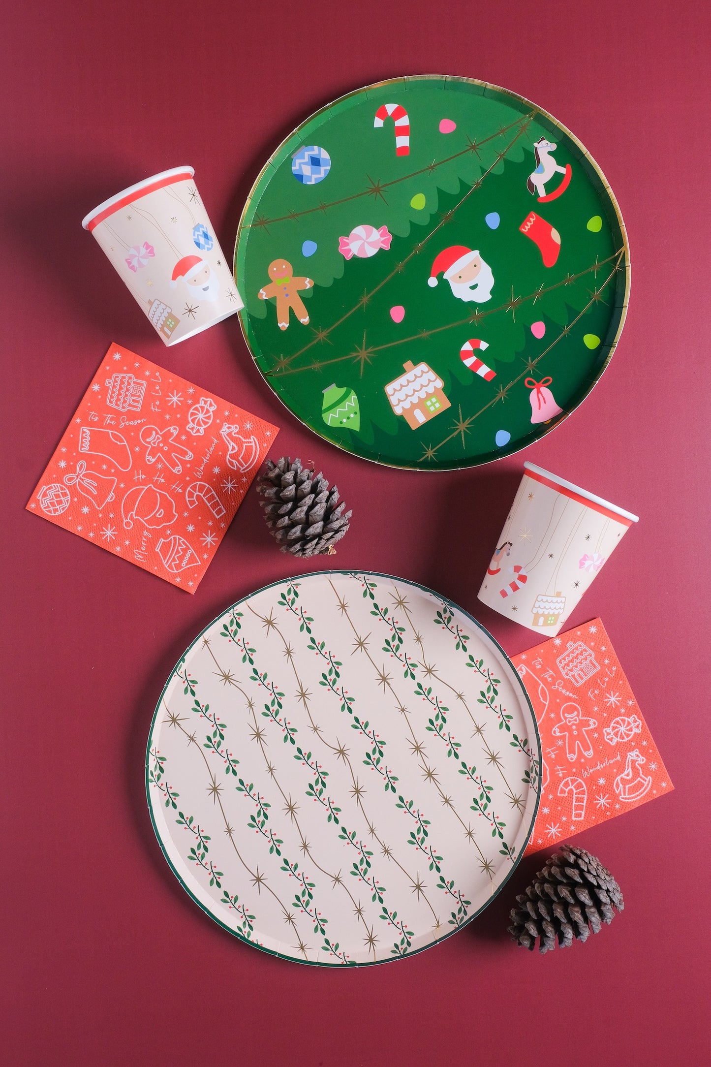 Christmas Tree Plate (x8)