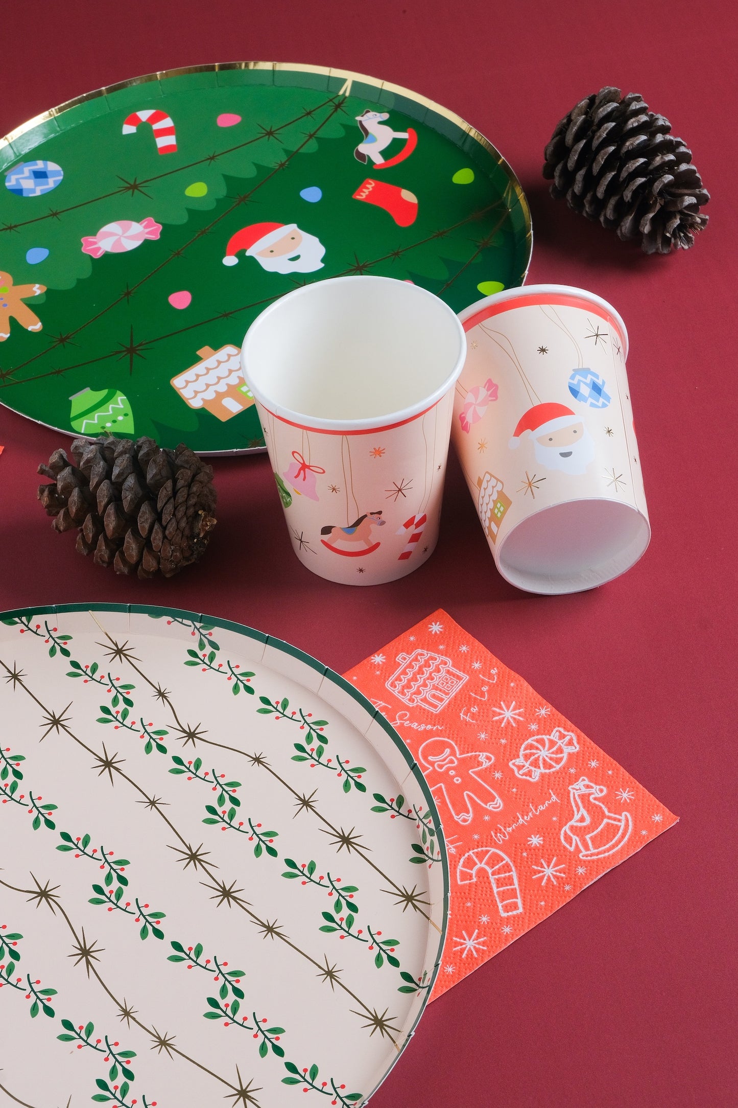 Christmas Tree Plate (x8)