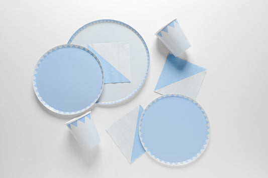 Pastel Blue Cup (x8)