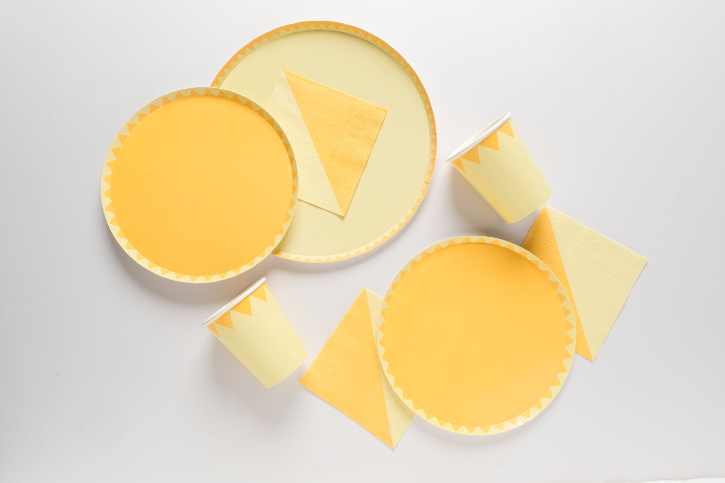 Pastel Yellow Small Plate (x8)