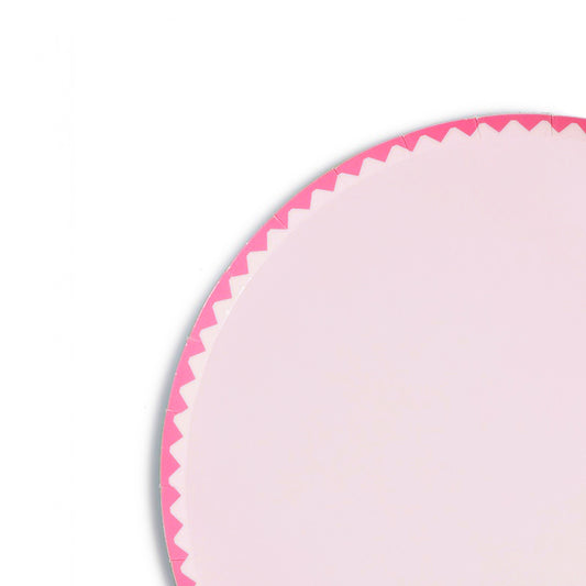 Pastel Pink Big Plate (x8)