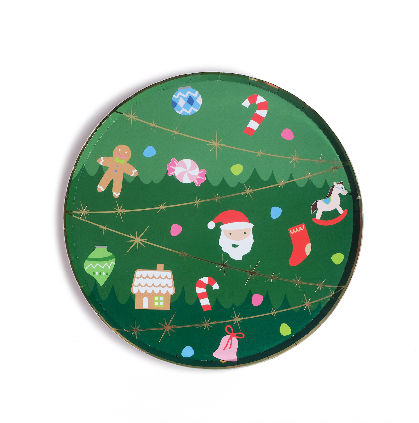 Christmas Tree Plate (x8)