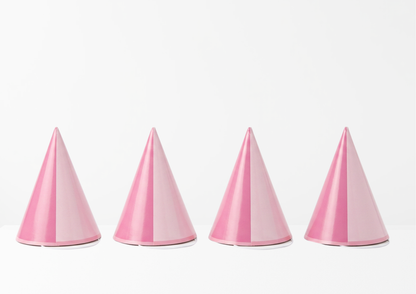 Pastel Pink Mini DIY Party Hat (x8)