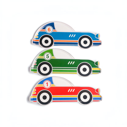 Racing Cars Plates (x8)