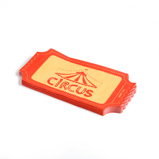Circus Ticket Napkins (x16)