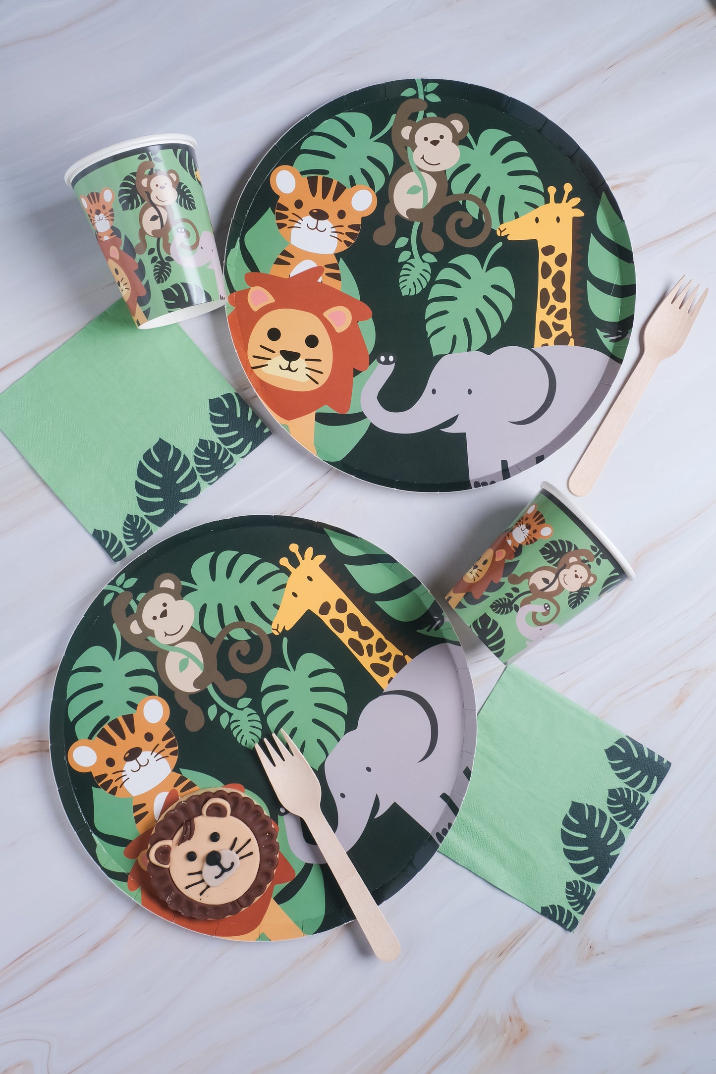 Jungle Plates (x8)