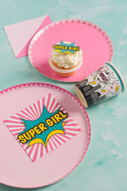Super Girl Napkin (x16)