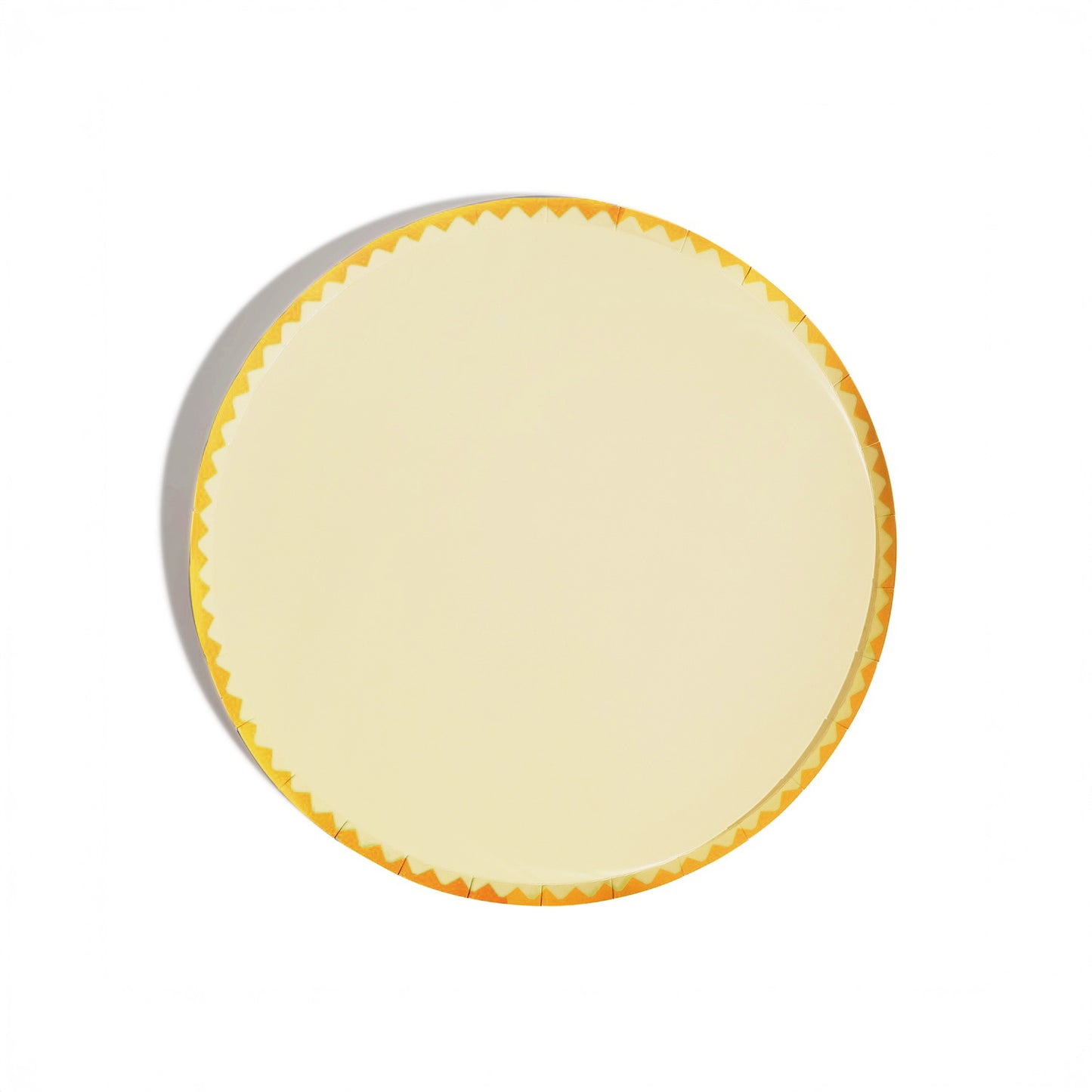 Pastel Yellow Big Plate (x8)