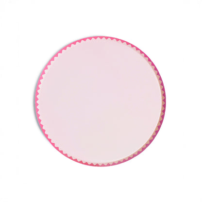 Pastel Pink Big Plate (x8)