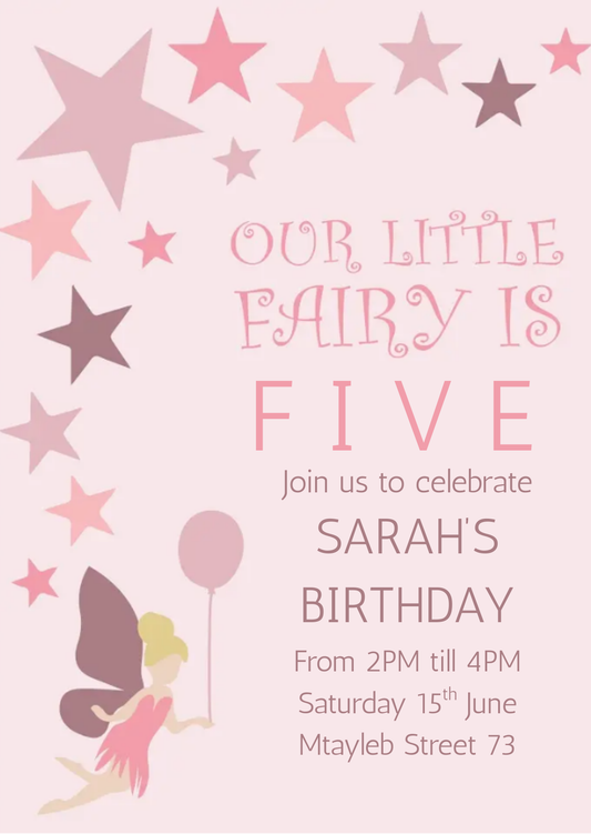 Fairies Digital Invite