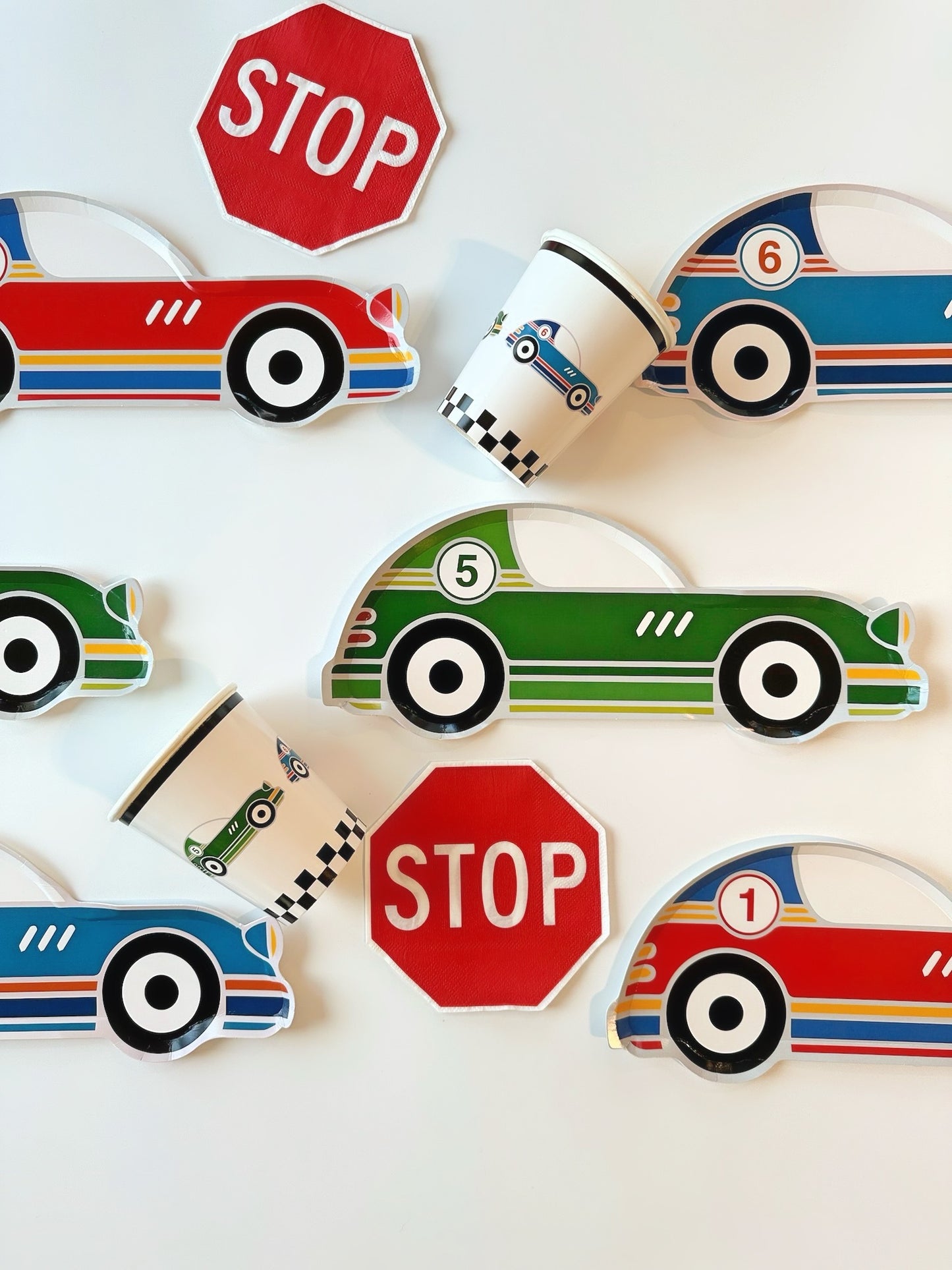 Racing Cars Cups (x8)