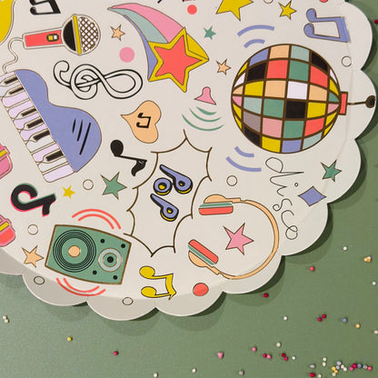 Music Plates (x8)