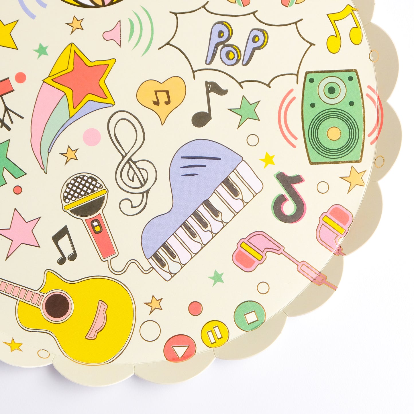 Music Plates (x8)