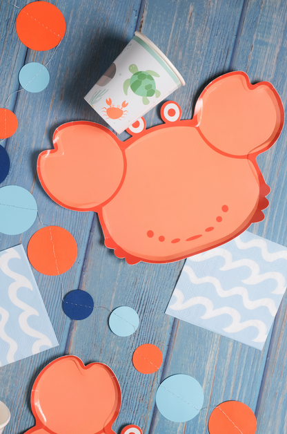 Crab Plates (x8)