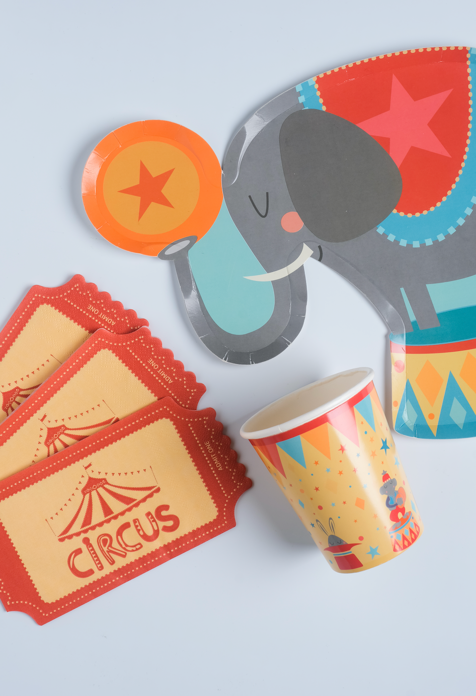 Circus Plates (X8)