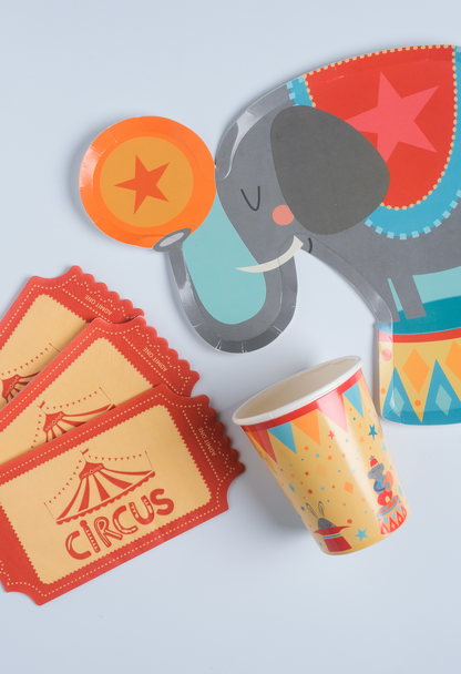 Circus Plates (X8)