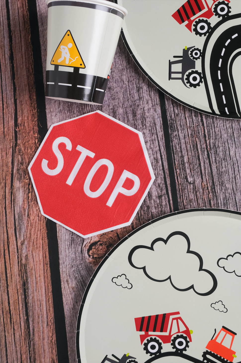 Stop Sign Napkins (x16)