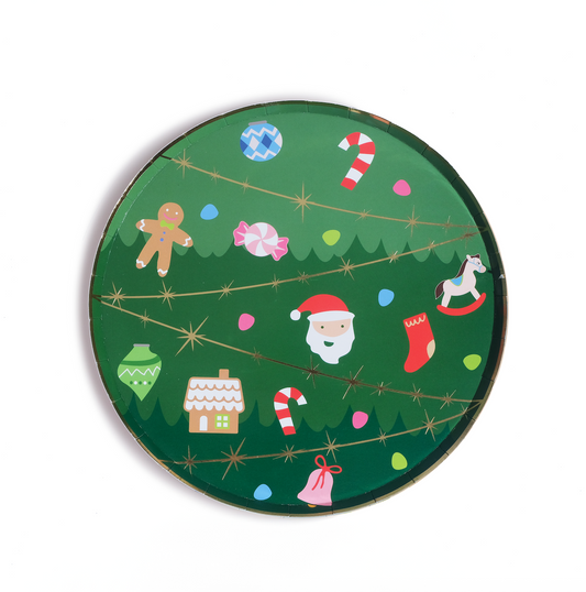 Christmas Tree Plate (x8)