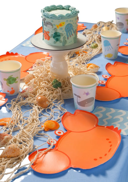 Crab Plates (x8)